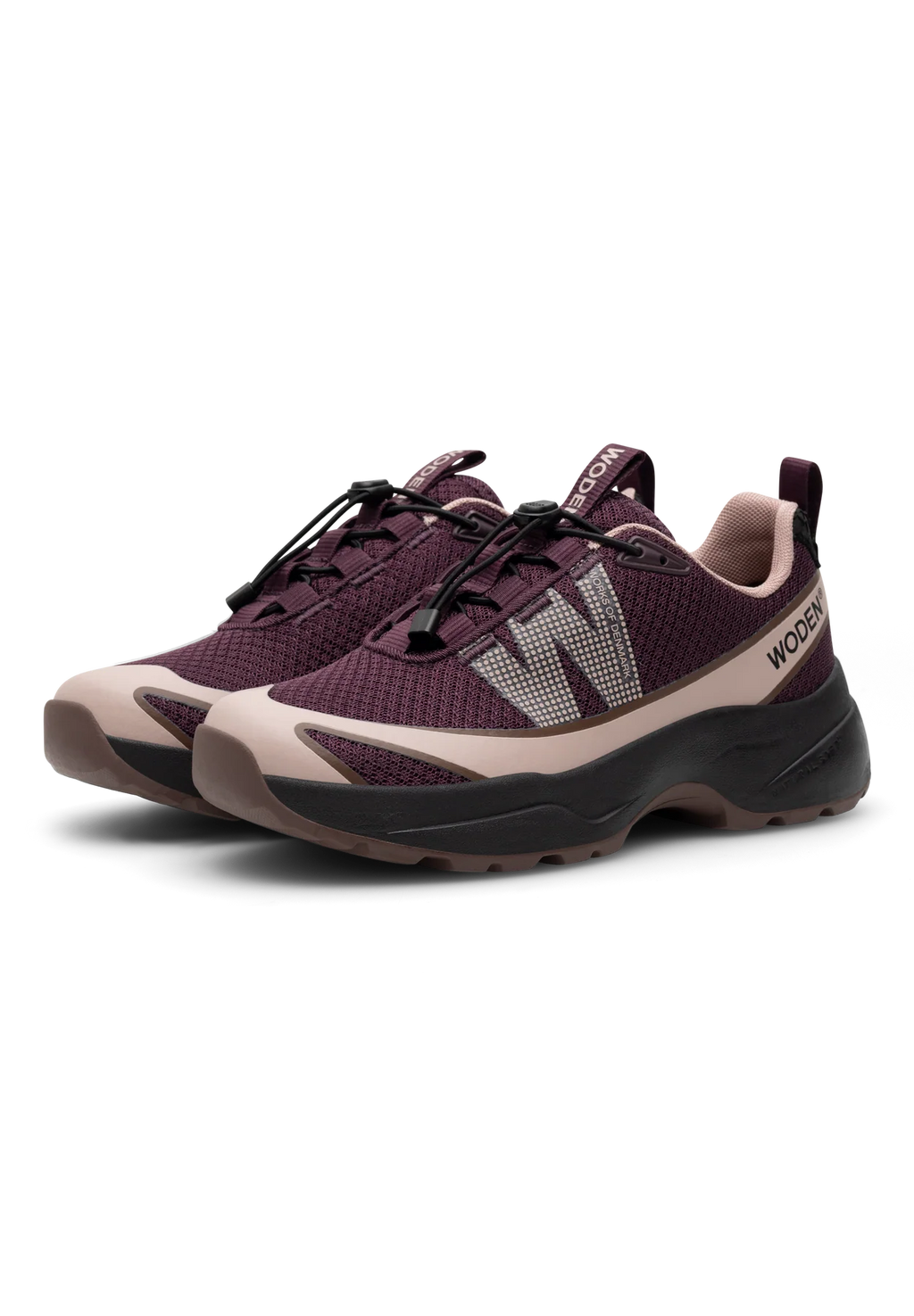 Woden Selma Waterproof Trainer - Cherry