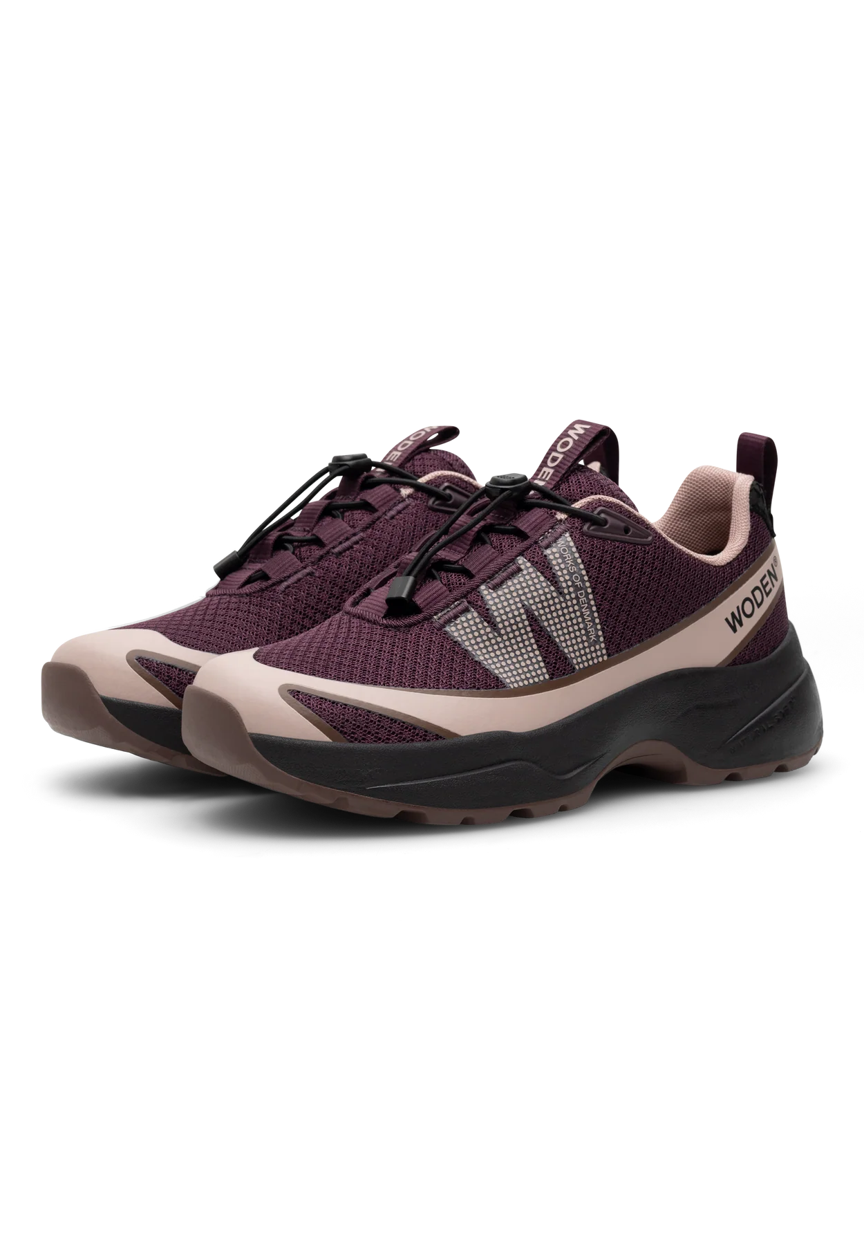 Woden Selma Waterproof Trainer - Cherry