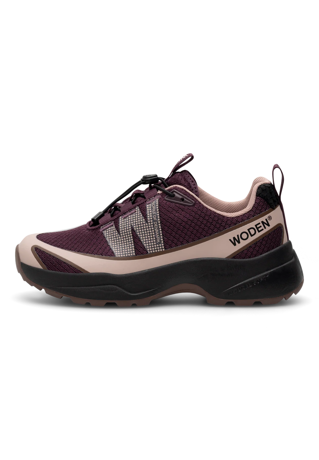 Woden Selma Waterproof Trainer - Cherry