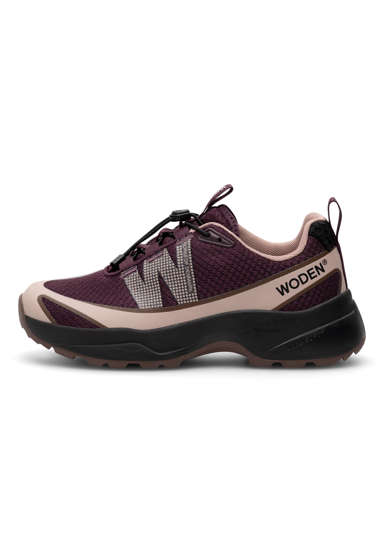 Woden Selma Waterproof Trainer - Cherry