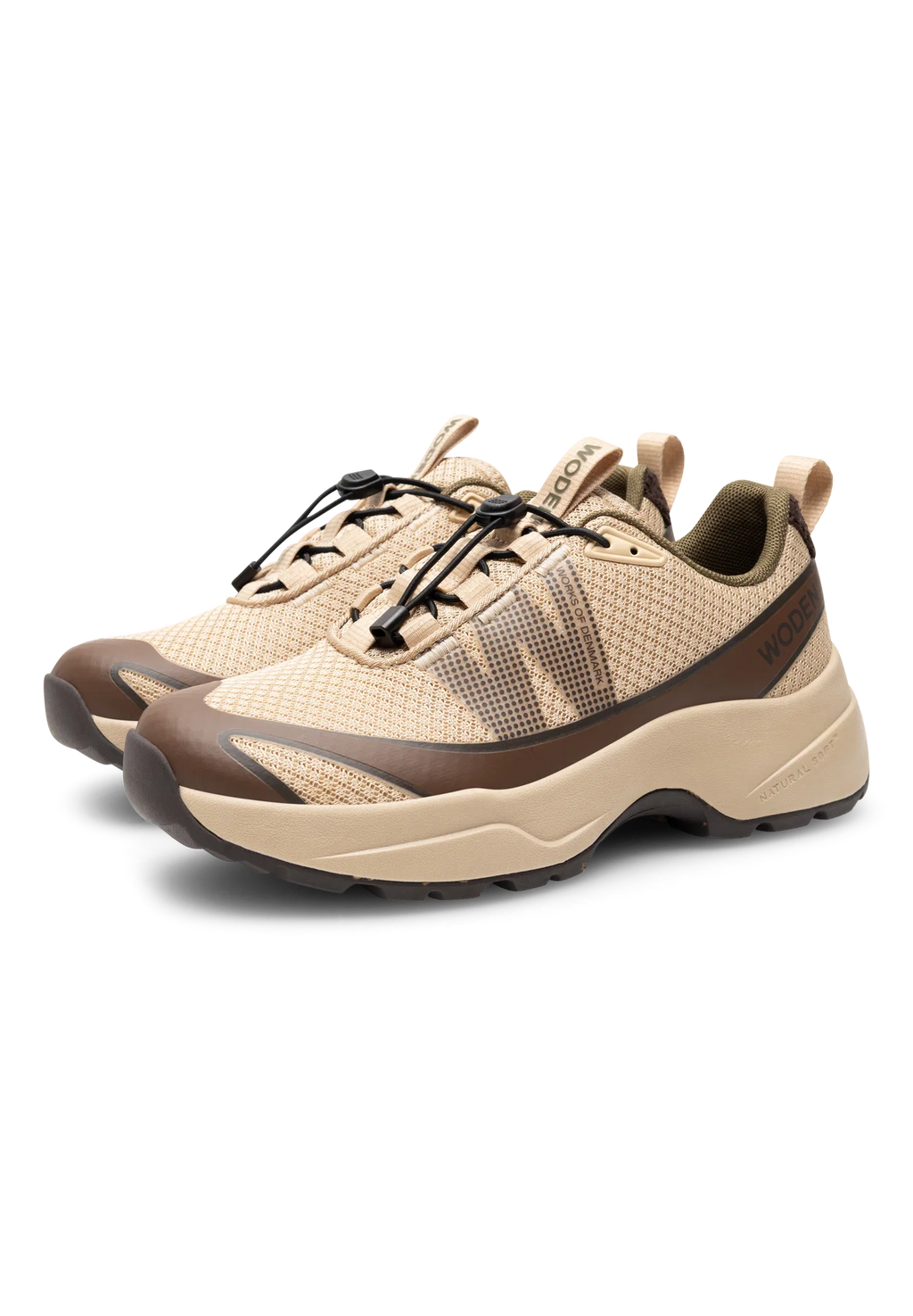 Woden Selma Waterproof Trainer - Cream