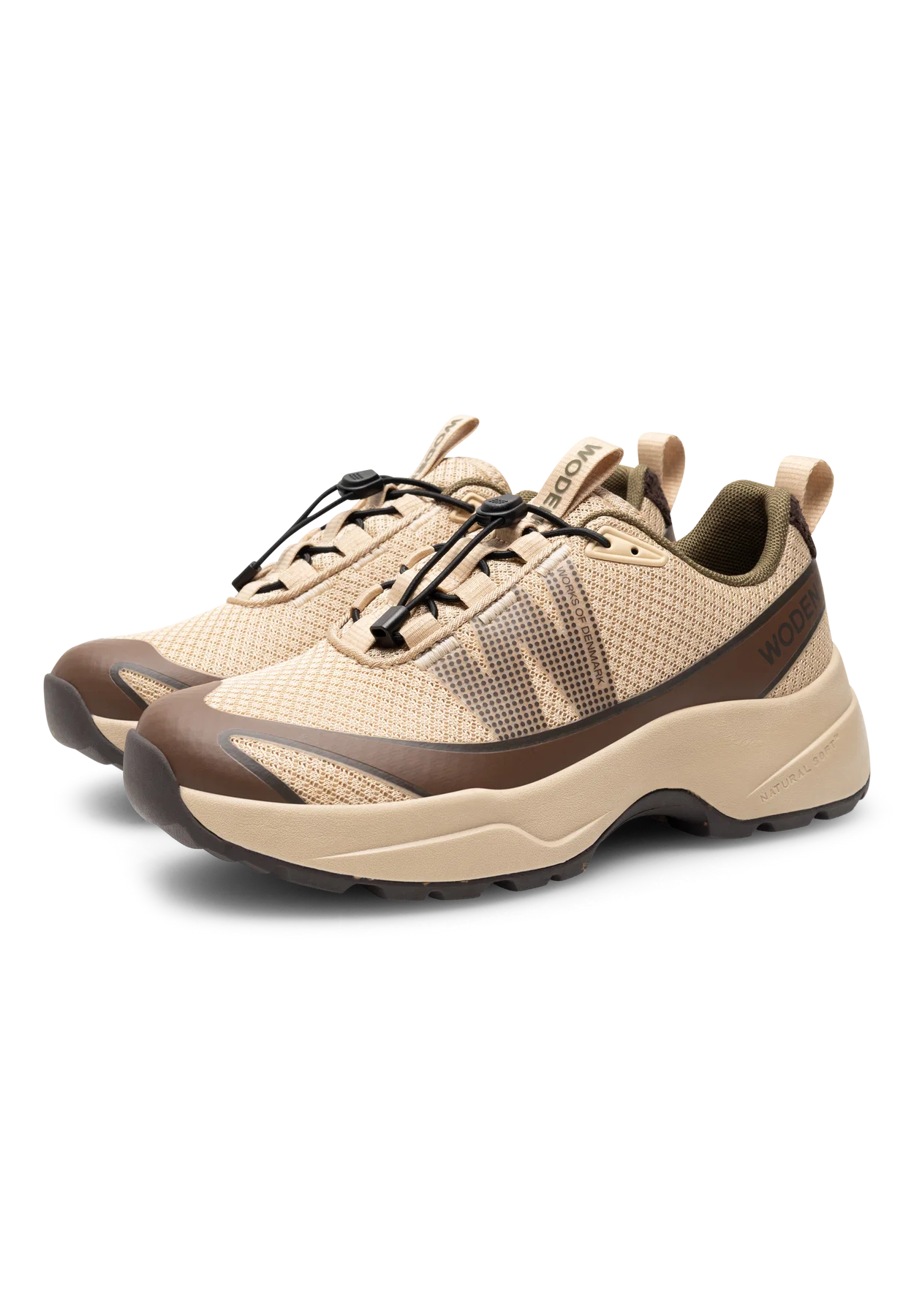 Woden Selma Waterproof Trainer - Cream