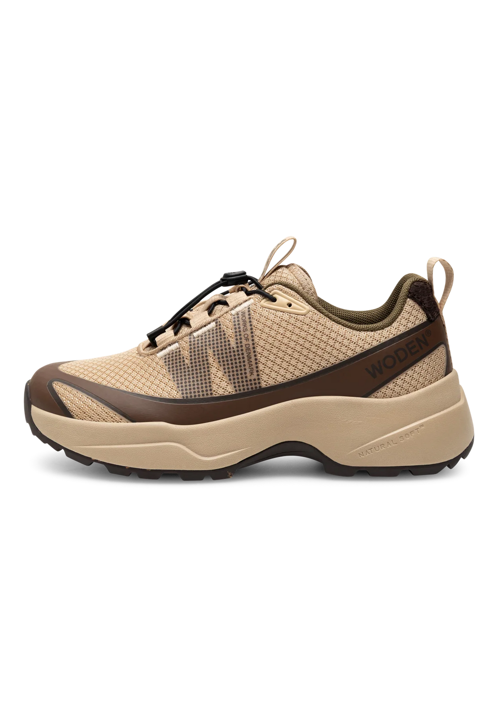 Woden Selma Waterproof Trainer - Cream