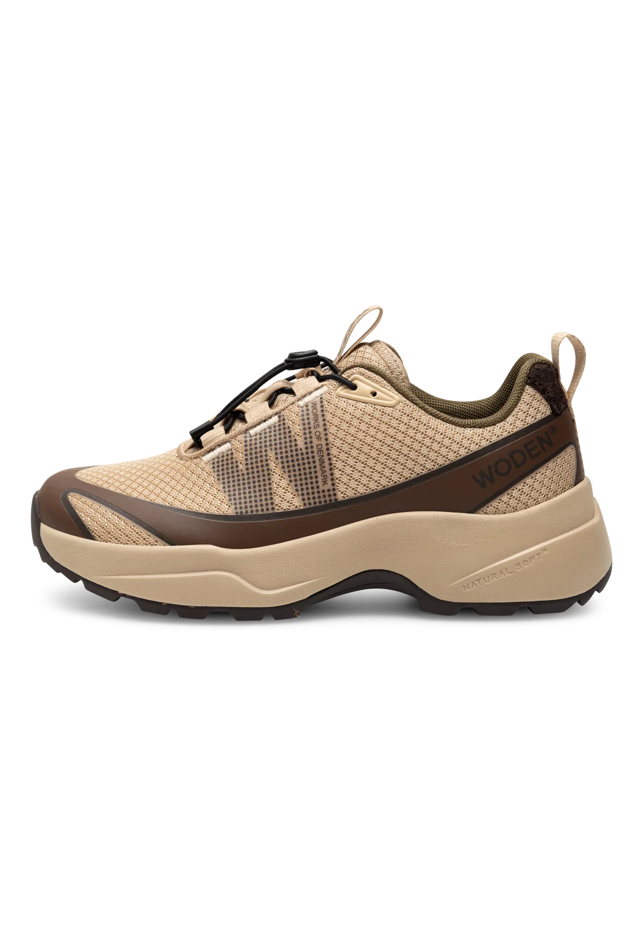 Woden Selma Waterproof Trainer - Cream