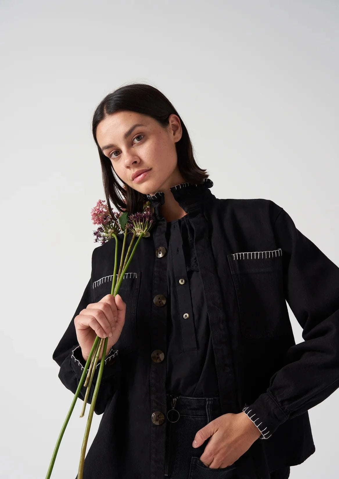 Seventy + Mochi  Pablo Jacket - Black