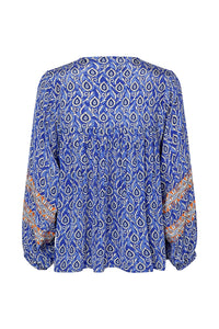 Lollys Laundry Teel Blouse - Blue