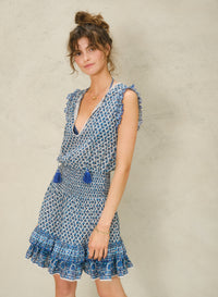 M.A.B.E Viti Print Dress - Blue