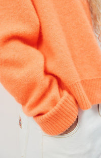 American Vintage Vitow Jumper - Fluorescent Carrot