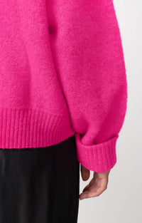 American Vintage Vitow Jumper - Neon Pink