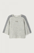 American Vintage Vitow Stripe Jumper - Grey