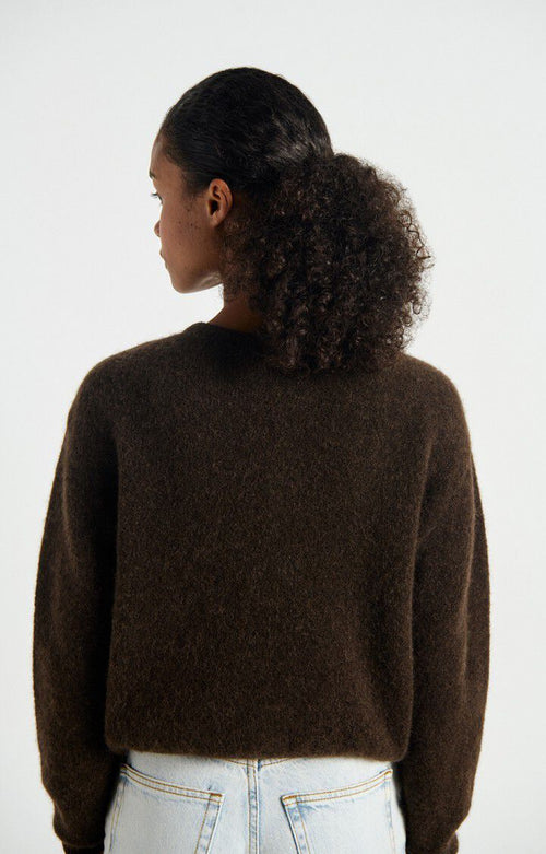 American Vintage Vitow Cardigan - Cafe Chine
