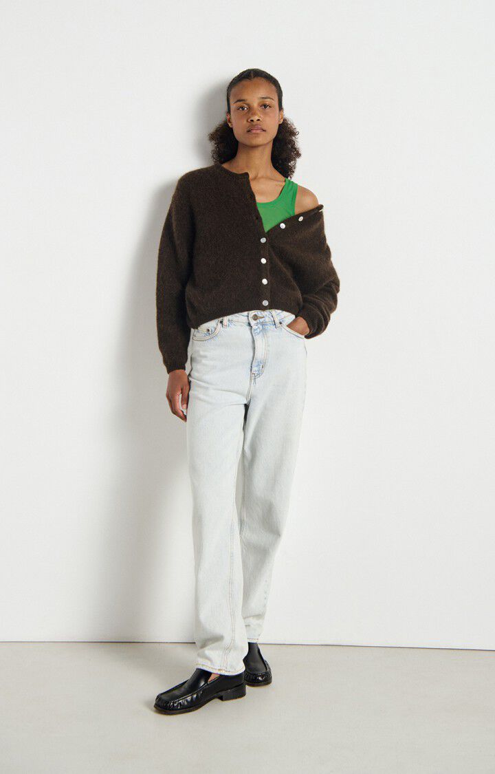 American Vintage Vitow Cardigan - Cafe Chine