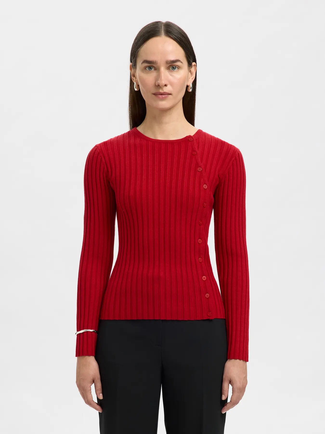 Selected Femme Helen Knit - Red
