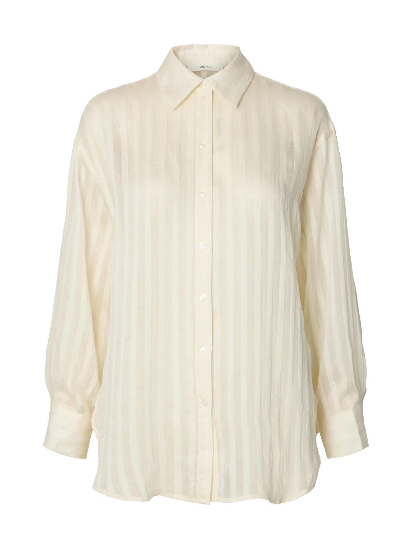 Selected Toran Oversized Shirt - Egret
