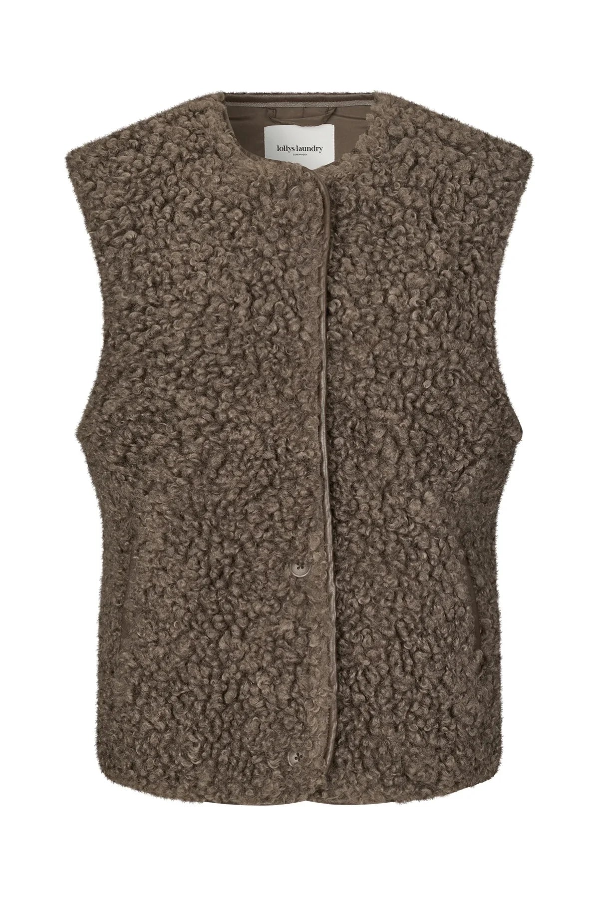 Lollys Laundry Vada Waistcoat - Browm