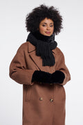 Rino & Pelle Vlien Scarf - Black