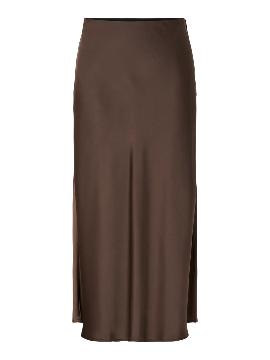 YAS Pella Midi Skirt - Chocolate