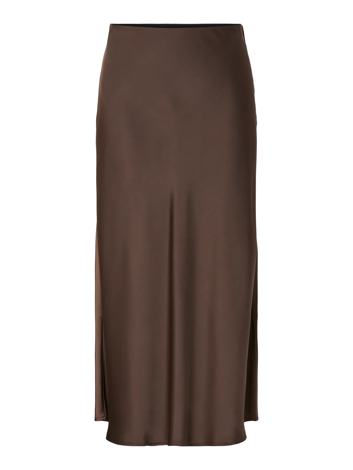YAS Pella Midi Skirt - Chocolate