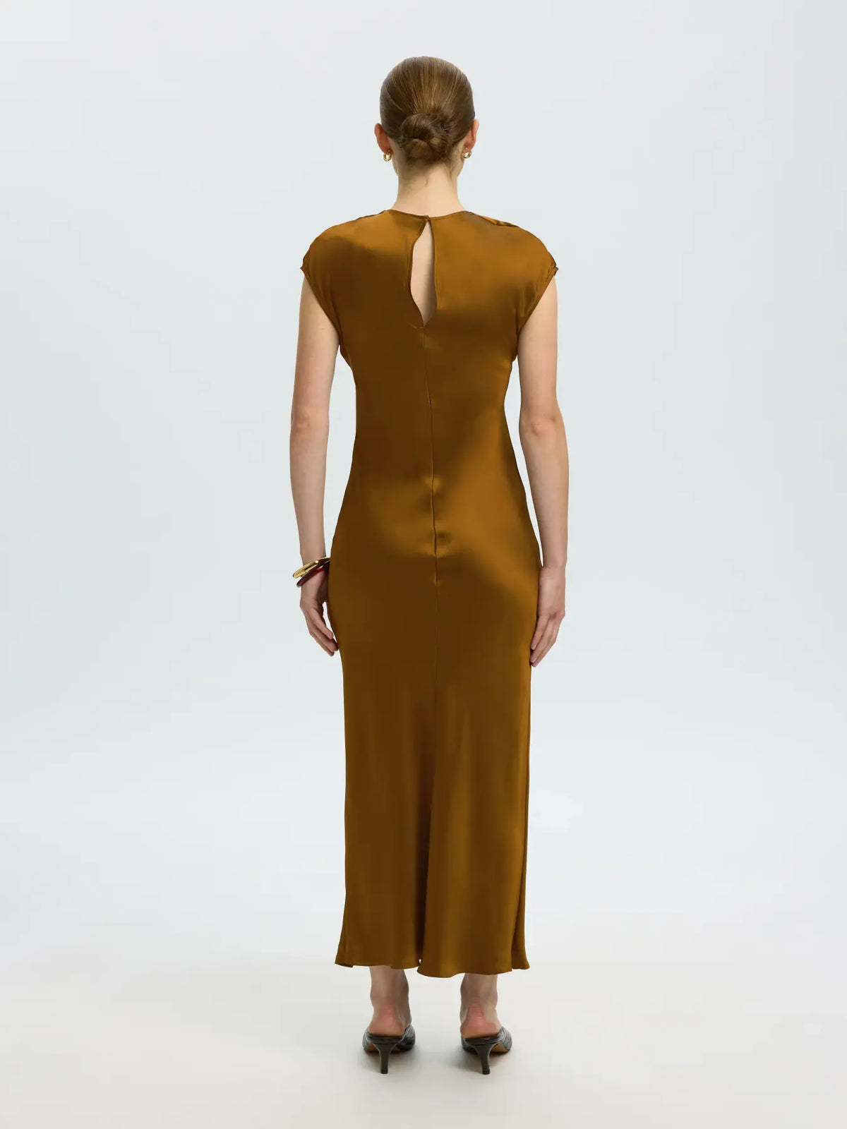 Selected Vida Satin Dress