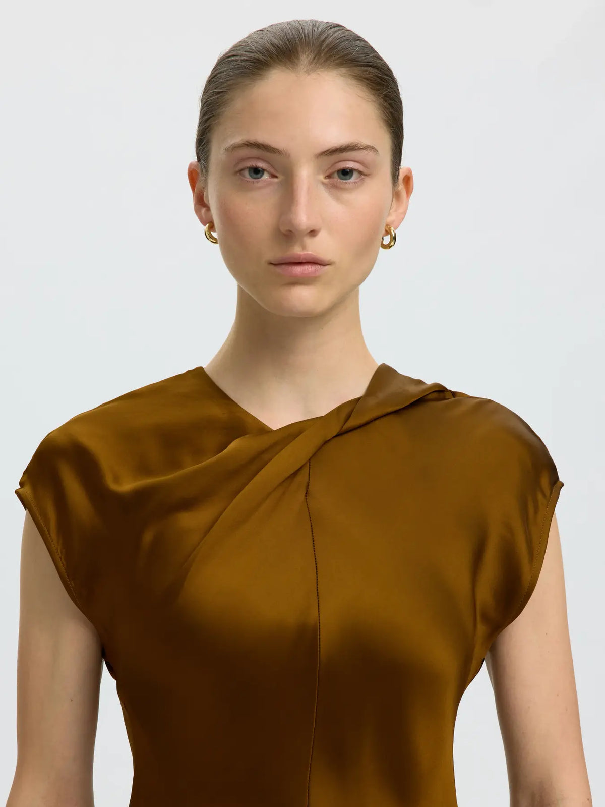 Selected Vida Satin Dress