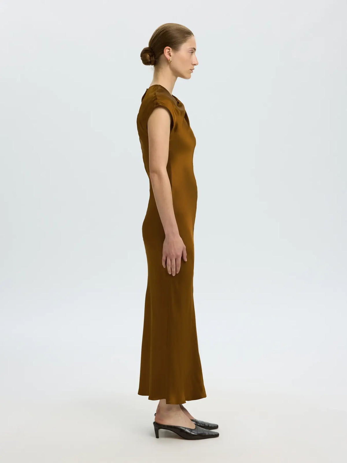Selected Vida Satin Dress