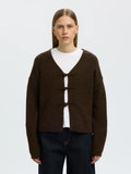 Selected Lulu Duffle Cardigan - Brown