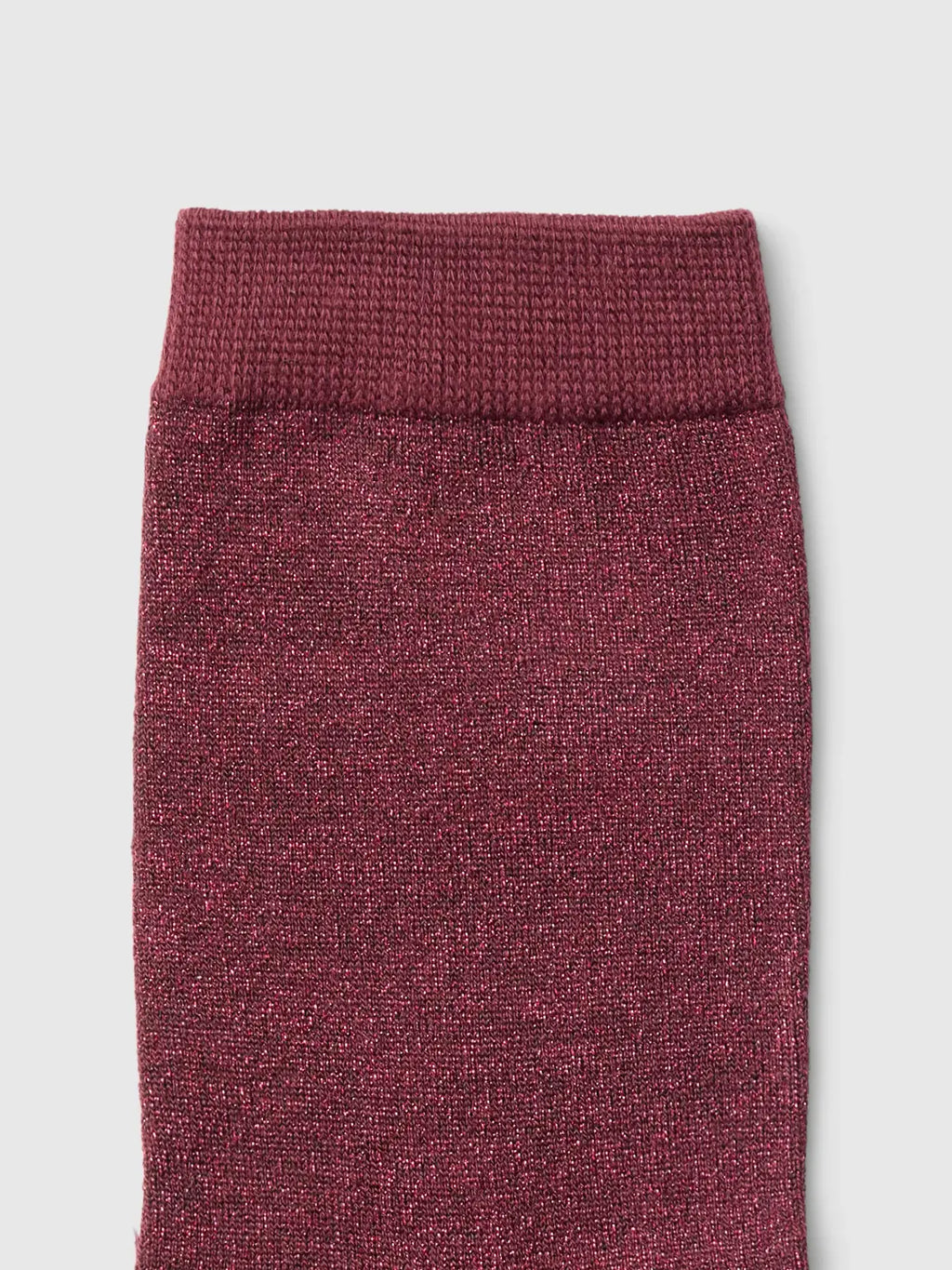 Selected Kim Glitter Sock - Port