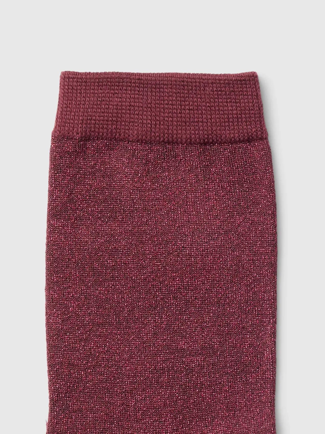 Selected Kim Glitter Sock - Port