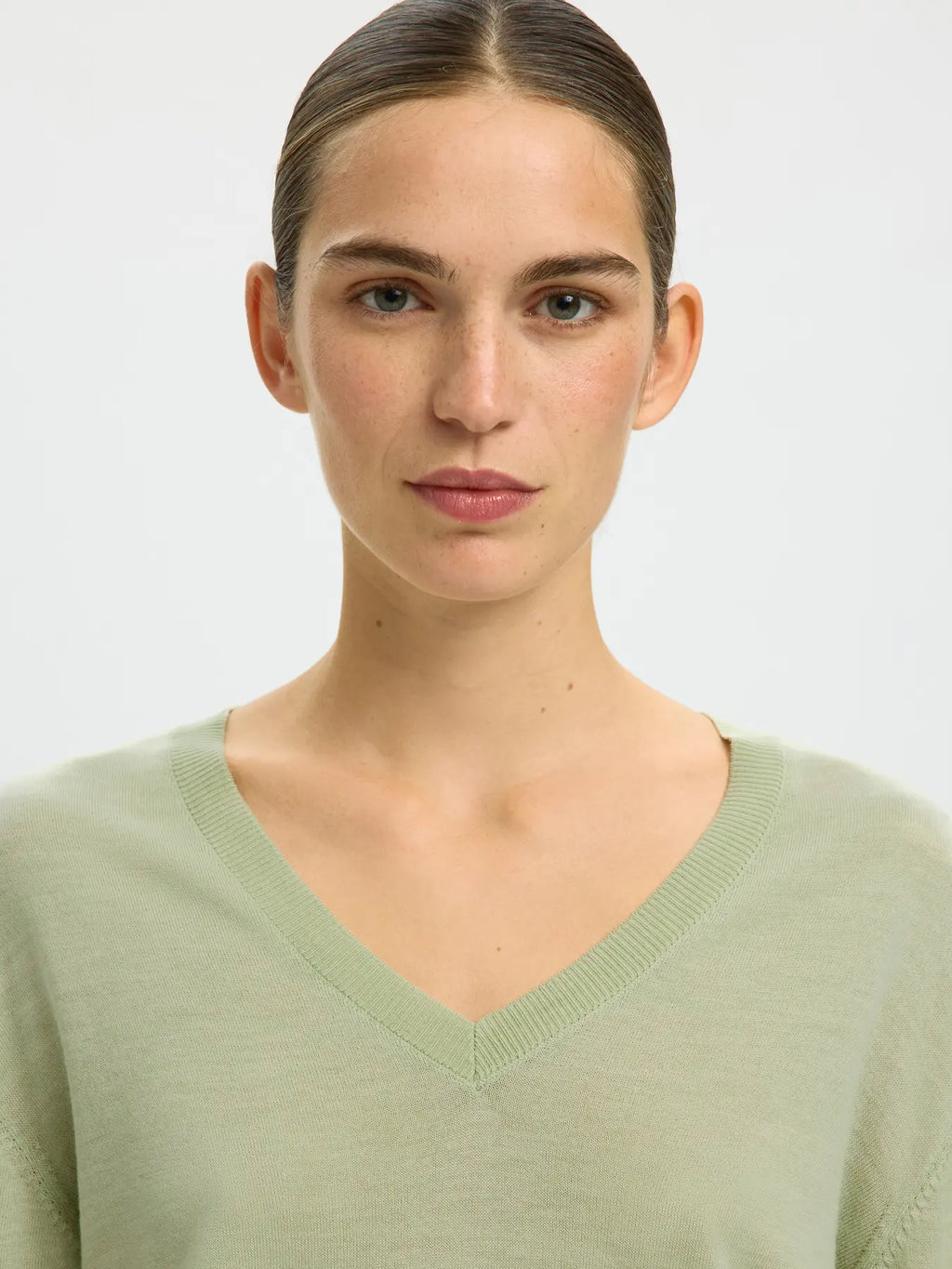 Selected Femme Thea Knit - Lint Green