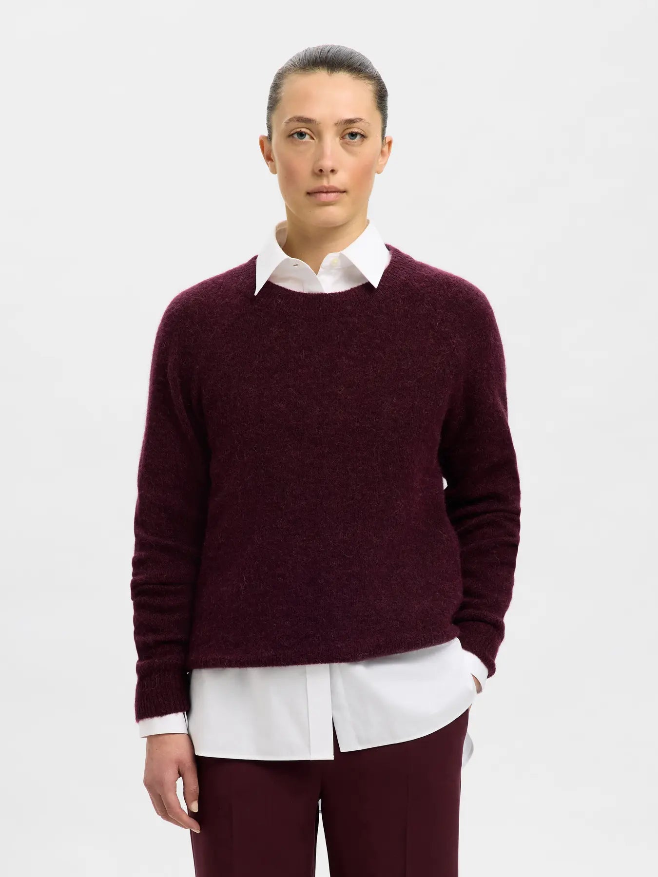 Selected Femme Lulu Jumper - Fig