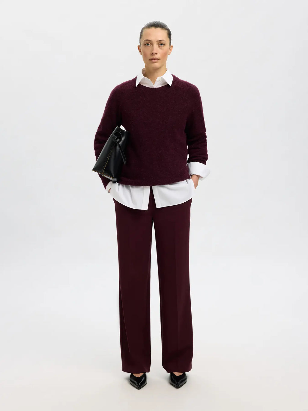 Selected Femme Lulu Jumper - Fig