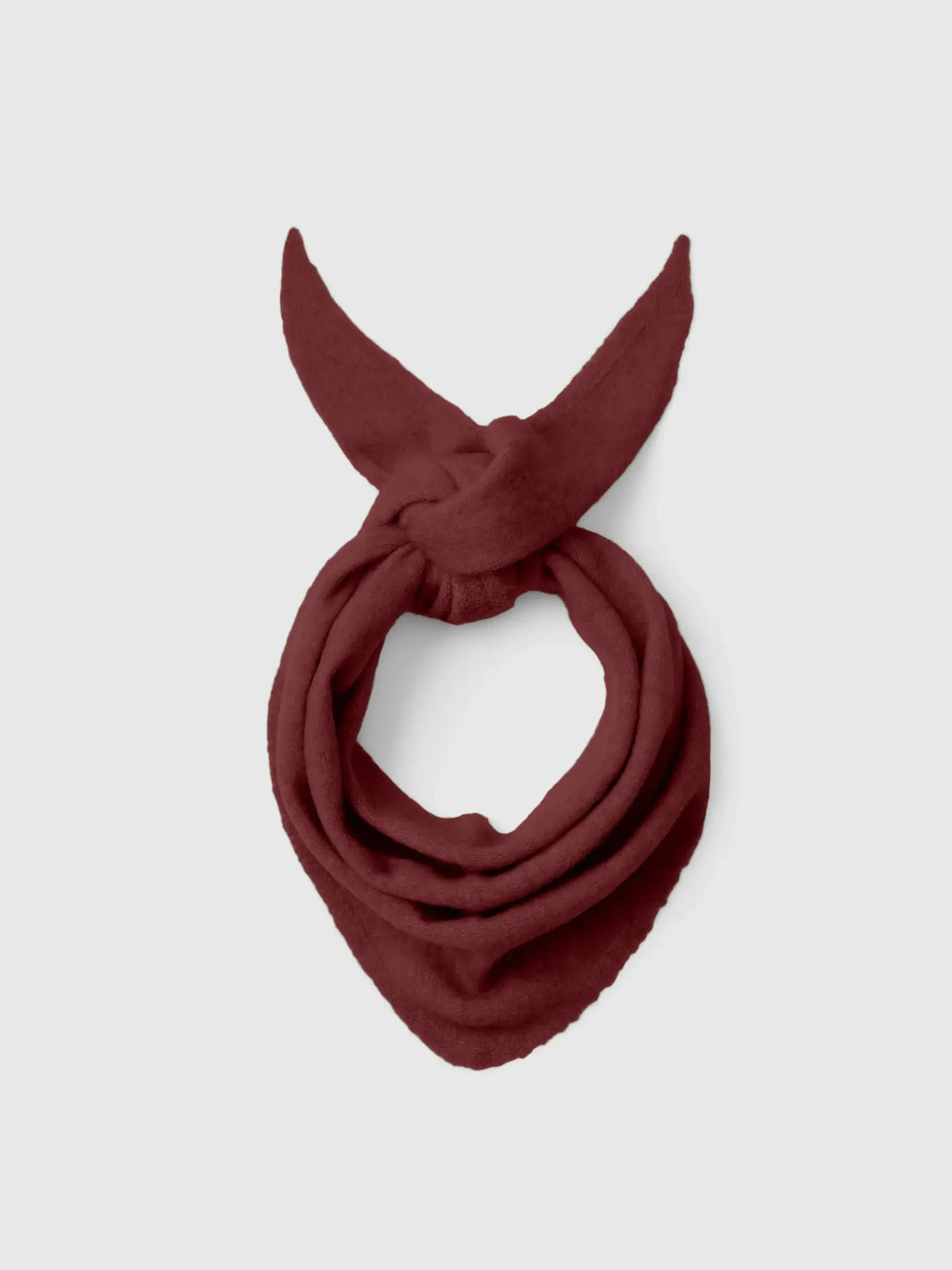 Selected Brushed Wool Scarf - Port