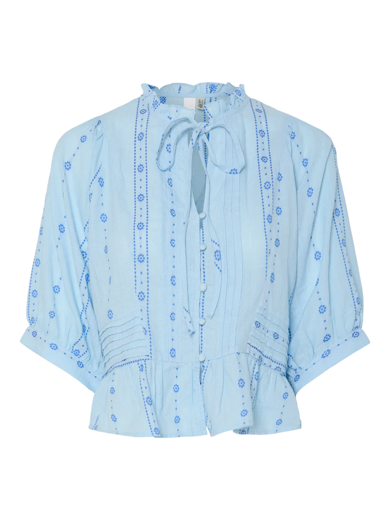 YAS Cina Blouse - Blue