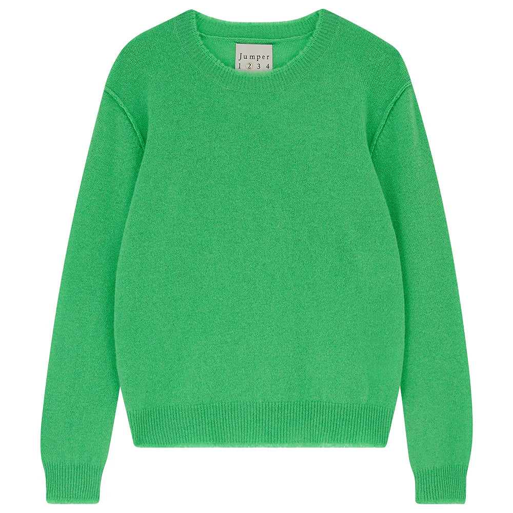 Jumper 1234 Distressed Crew - Green