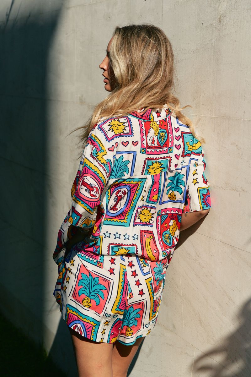 Jaase Lola Shirt - Alice Print