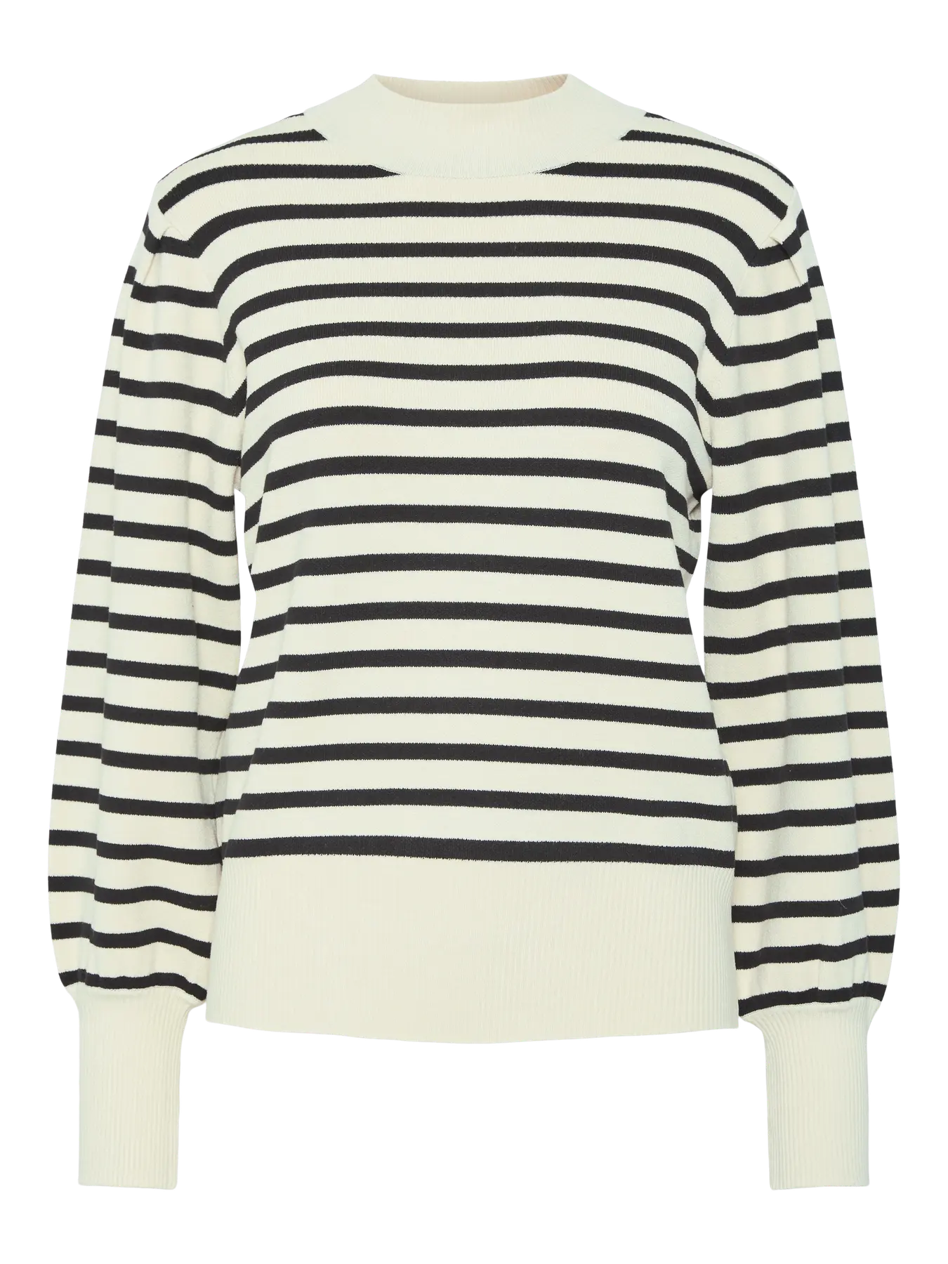 YAS Fonny Stripe Jumper - Birch