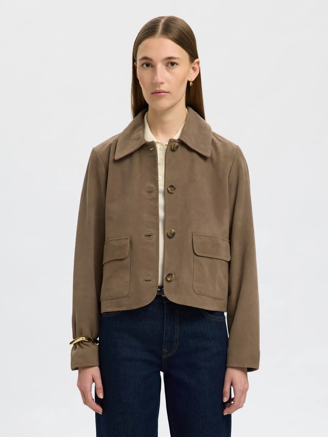 Selected Femme Kaya Suede Jacket