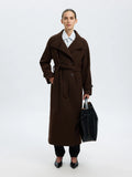 Selected Femme Madeline Coat - Chocolate