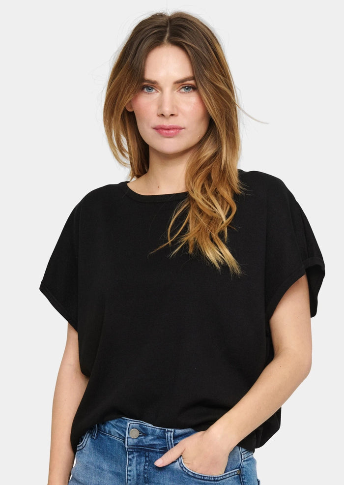 Saint Tropez Mila T-Shirt - Black