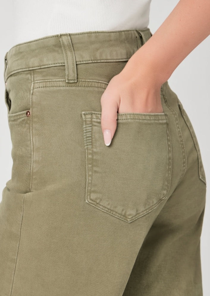 Paige Anessa Jeans - Vintage Mossy Green