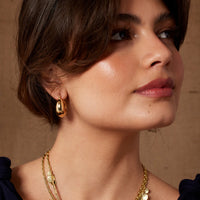Ashiana Cali Hoop Earrings - Gold