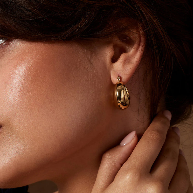 Ashiana Cali Hoop Earrings - Gold