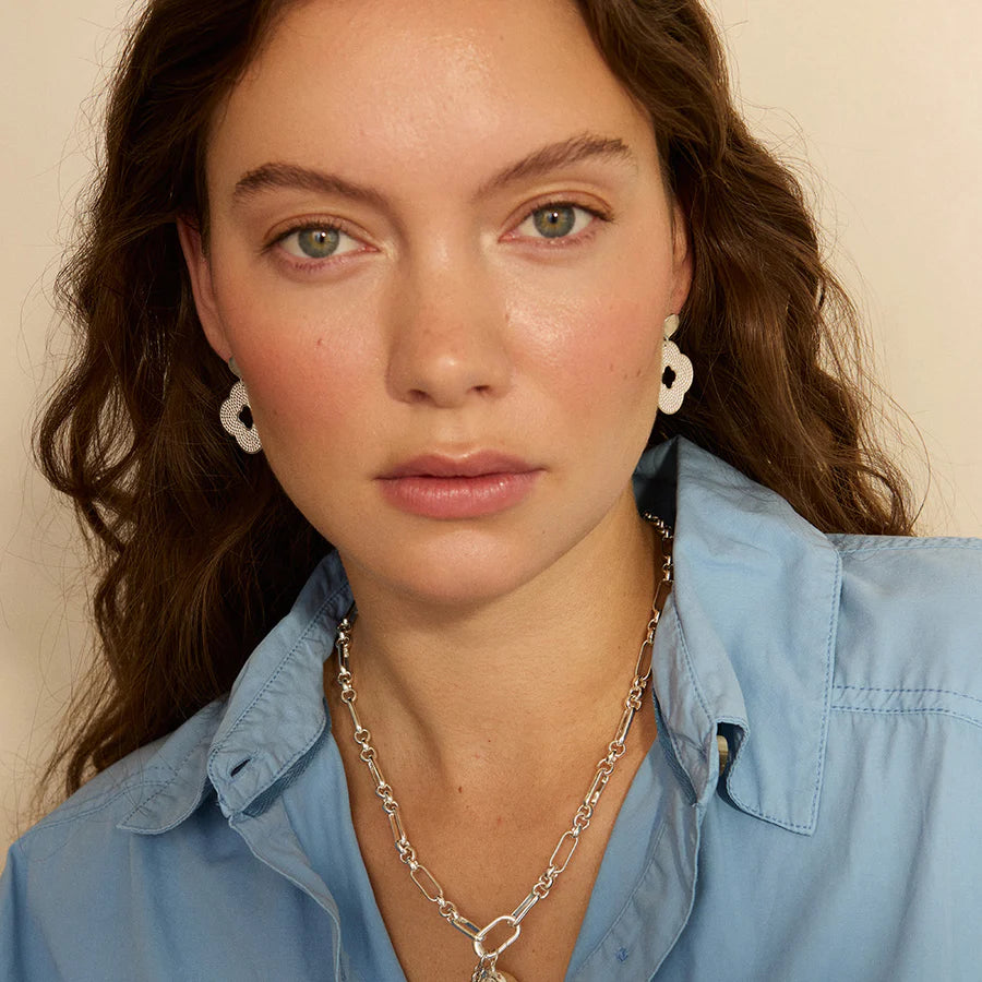 Ashiana Clara Earrings Silver