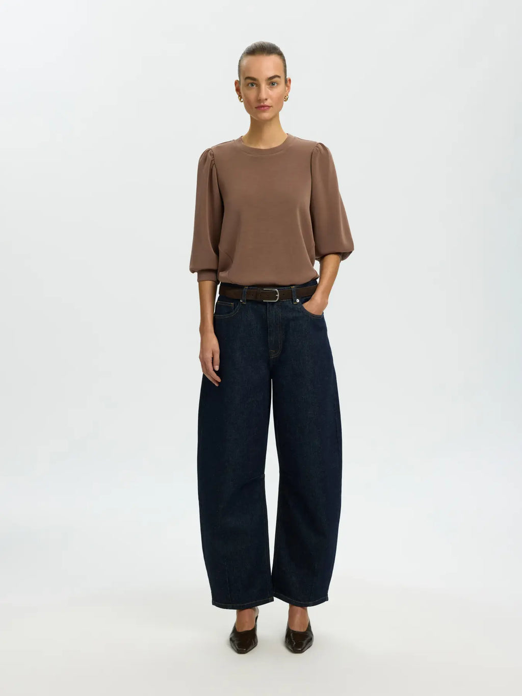 Selected Tenny Sweatshirt - Chocolate Chip