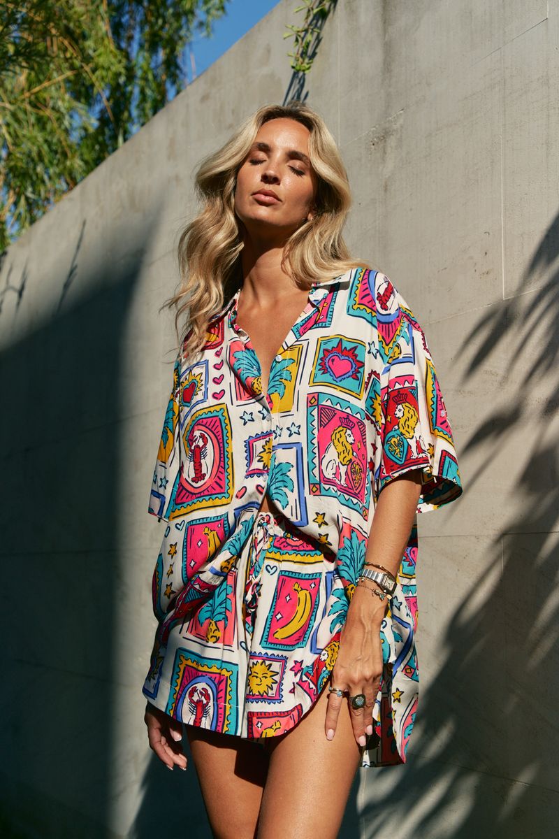 Jaase Lola Shirt - Alice Print