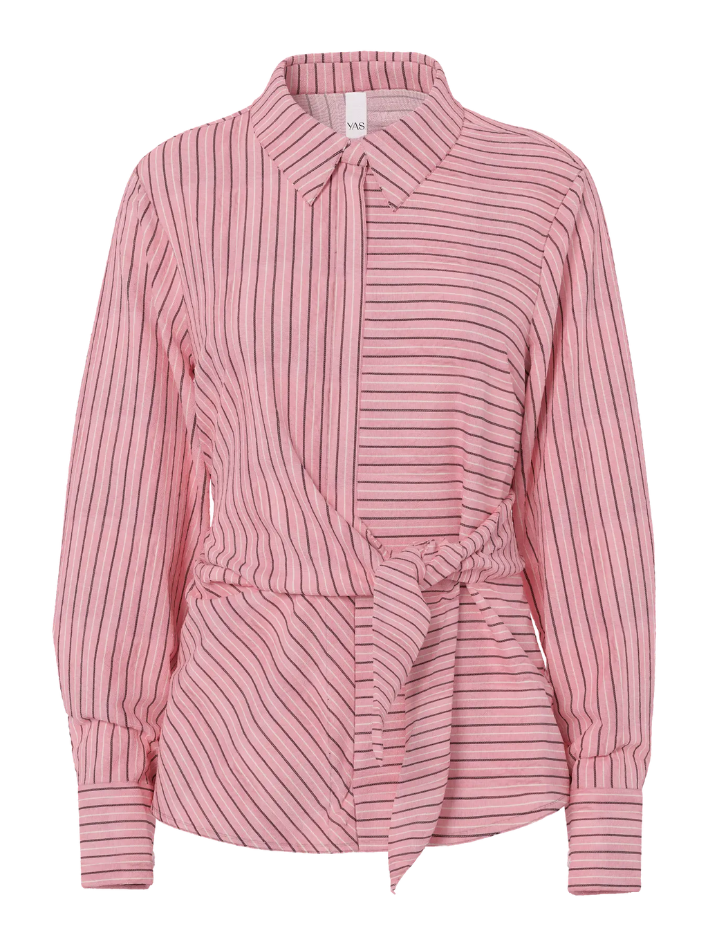 YAS Rayly Stripe Tie Shirt