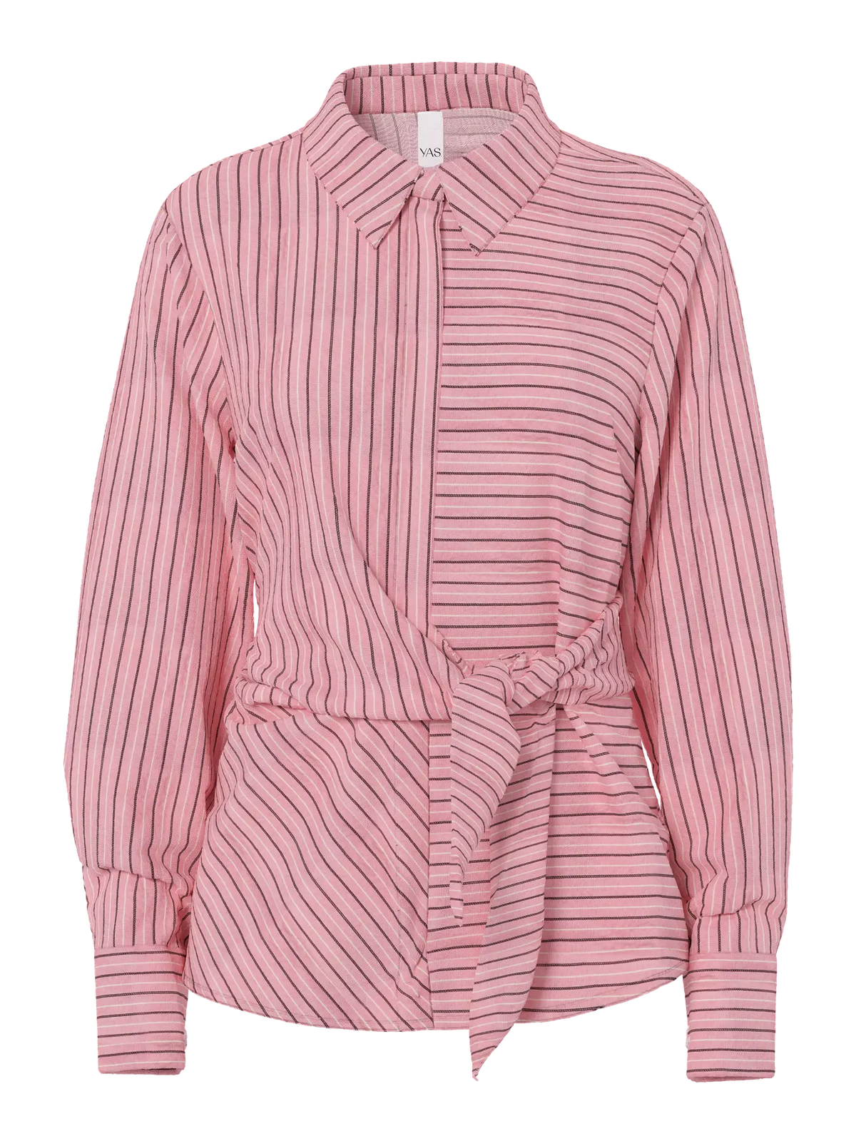 YAS Rayly Stripe Tie Shirt