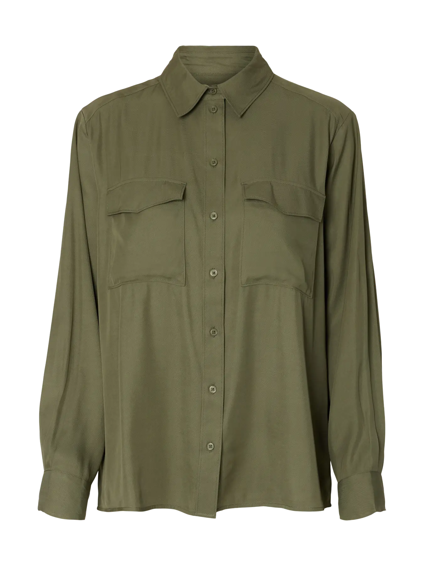Selected Beatrice Pocket Shirt - Green