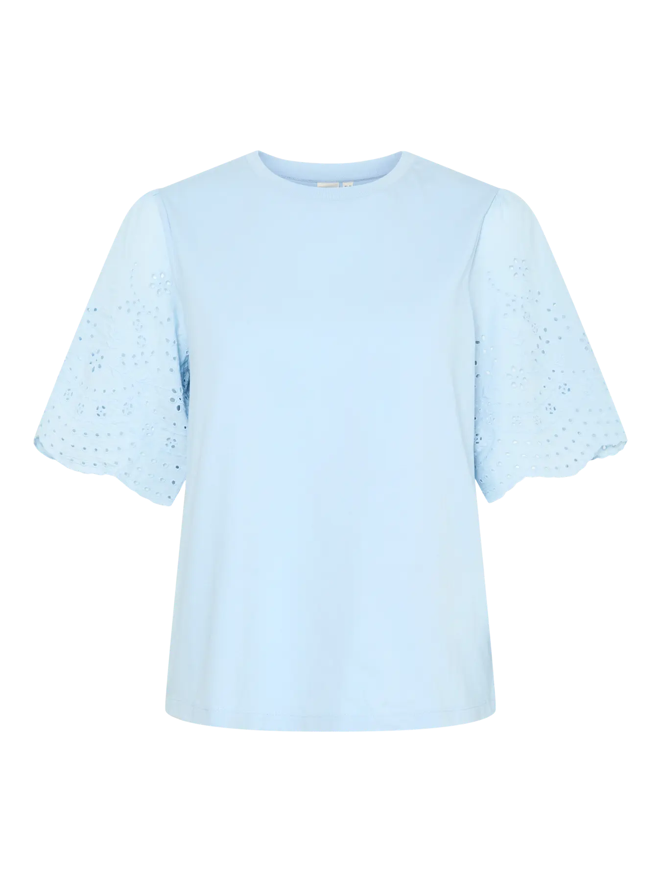 YAS Short Sleeve Lex Top - Clear Sky