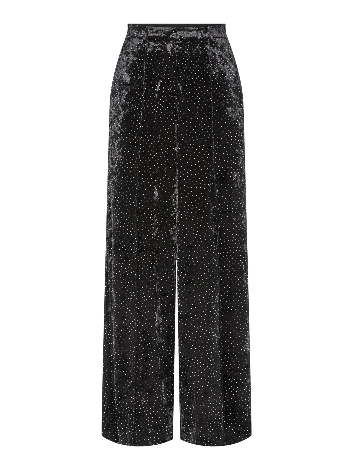 YAS Tillia Velvet Rhinestone Pant